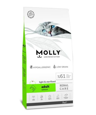 Molly Sterlized Salmon Cat Food 2 kg