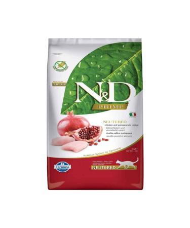 N & D Nd Chicken and Pomegranate Sterilized Adult Grain-Free Cat Food 5 kg