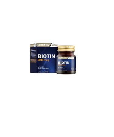 Nutraxin Anti-Hair Loss Supplementary Food Containing Biotin 30 Tablets