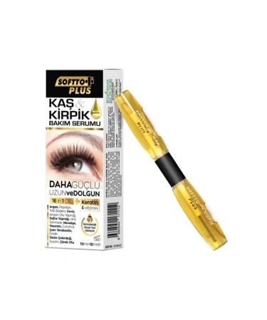 Softto Plus Eyebrow and Eyelash Care Serum 10ml+10ml
