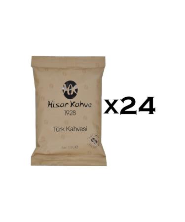 Hisar Kahve Turkish Coffee 100 Gr X 24 Packs - Buy Online on GoSupps.com