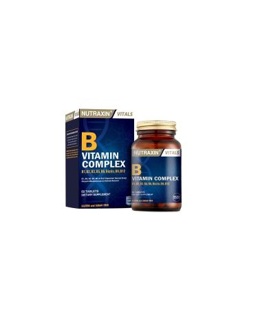 Nutraxin Adult Food Supplement - B Vitamin Complex 60 Tablets