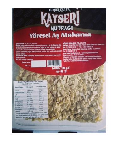 Y ksel Kartal Kayseri Cuisine Local Food Pasta 1000 Gr