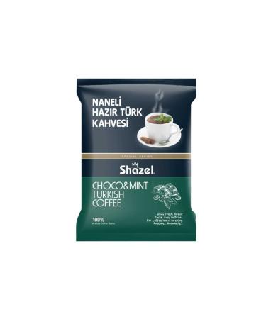 Shazel Mint Instant Turkish Coffee 100 Gr X 12 Packs