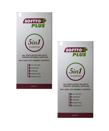 Softto Plus 5in1 Anti Hair Loss Shampoo - 360 ml