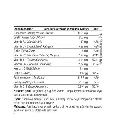 IMUNFORT Ganoderma (Reishi) Mushroom Extract - Vitamin B Mixture - Buy Online on GoSupps.com