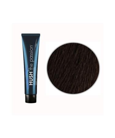 HUSH The Passion Smartart Hair Dye 4/0 Brown 60 ml Non-oxidant. 1 Pair of Gloves