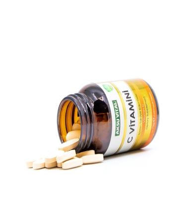 Aksu Vital Vitamin C Supplementary Tablet 60 Tablets 1250 Mg Aksuvital - Buy Online on GoSupps.com