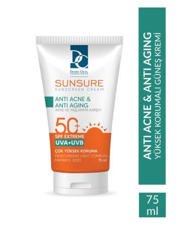Dermo Clean Sunsure Anti Acne Skin Sun Cream Series 75 Ml
