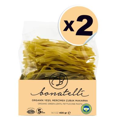 Bonatelli 2-Piece Organic Green Lentil Pasta
