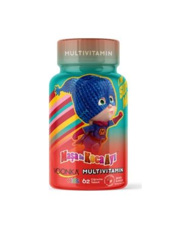 Voonka Kids Masha and the Bear Multi Vitamin 62 Capsules