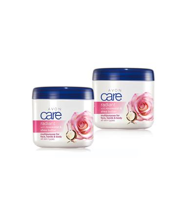 Avon Care Face Cream with Rose Water 100 ml 2 Piece Set