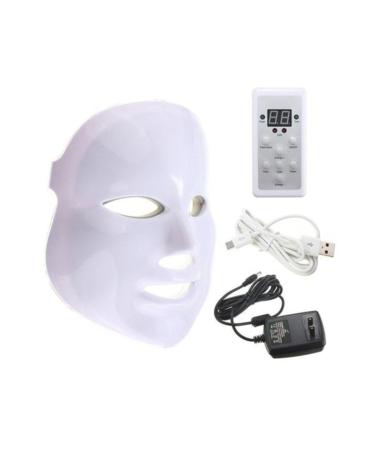 CASA VITAAA Facial Care Mask Neck Skin Rejuvenation Phototherapy Mesotherapy 7 Color LED Light - Buy Online on GoSupps.com