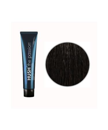 HUSH The Passion Smartart Hair Dye 1/0 (BLACK) Oxidizer-free. 60ml