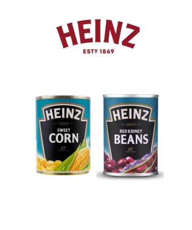Heinz Mexican Red Beans 400 Gr + Corn Kernel 400 Gr