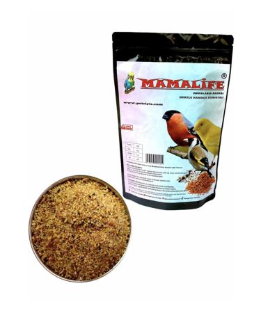 Mamalife Food with Worms and Ant Eggs for Budgies Cockatiels and Other Cage Birds 1 Kg