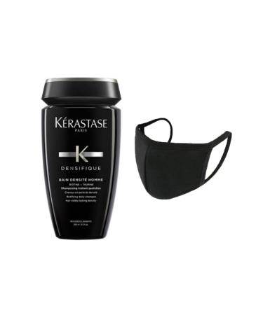 Kerastase Densifique Bain Densite Homme Shampoo 250 ml Black Mask