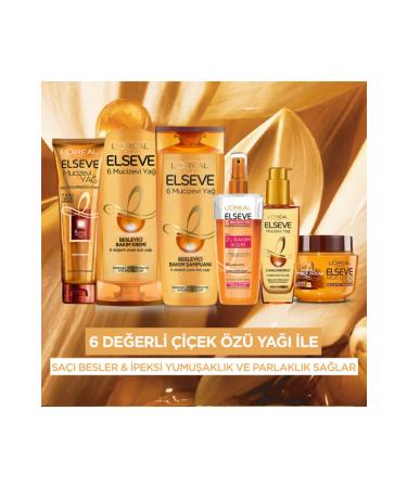 Elseve Loreal Shampoo 6 Miraculous Oil Nourishing Care Shampoo 670 Ml X 6 Pieces - Buy Online on GoSupps.com