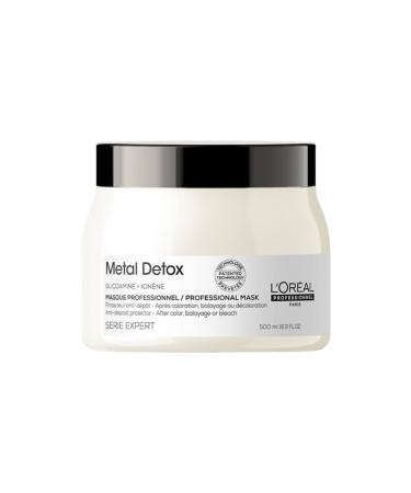 L'oreal Professionnel Metal Detox Anti-Metal Protective Mask for Colored and Lightened Hair 500 ml