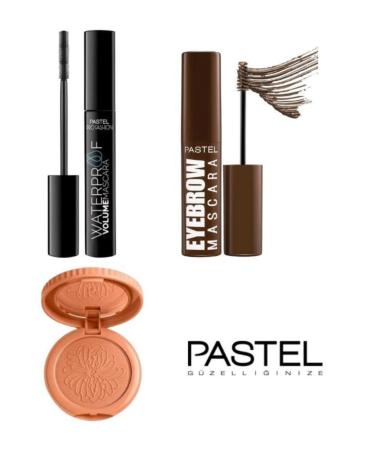 Pastel Waterproof Black Mascara Eyebrow Mascara No:22 Blush Spring Blush No:15