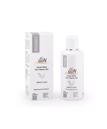 Dermoskin Skin Acgun Face Wash Gel 200ml Skin