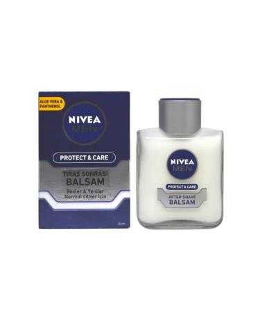 NIVEA Protect & Care After Shave Balsam 100 Ml For Normal Skin 4005900612663