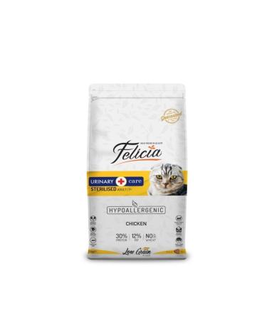 Felicia High Premium Sterilized Low Grain Chicken Sterilized Adult Cat Food 2 Kg - Buy Online on GoSupps.com