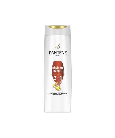 Pantene 3 in 1 Shampoo Hair Care Conditioner Care Cure Anti-Hair Loss 400 Ml - Buy Online on GoSupps.com