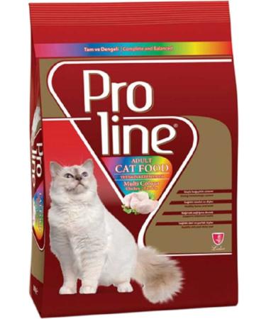 Proline Proline Chicken Multi Color Adult Cat Food 1.5 Kg 2 Pieces