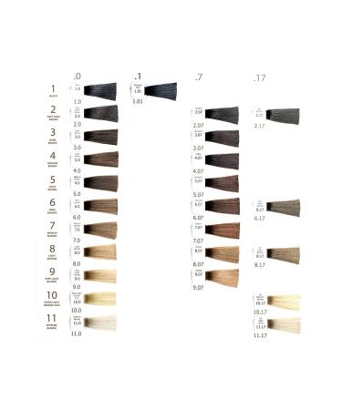 Natulika (SEVEN PIGMENT) Organic Hair Dye 6.17 Cool Dark Blonde 60 ml - Buy Online on GoSupps.com