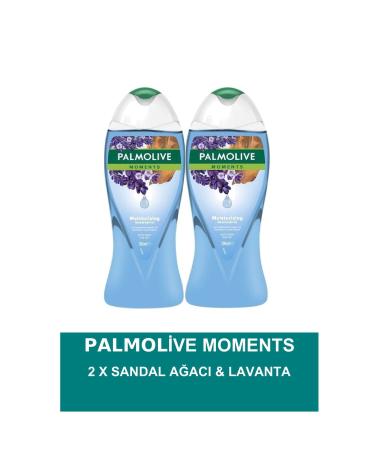 Palmolive Moments Shower Gel Sandalwood & Lavender 500ml - 2 Pieces
