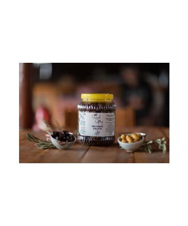 Sural Farm Black Round Olives 1.5 Kg
