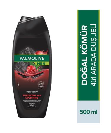 Palmolive Men Purifying And Uplifting Shower Gel Natural Charcoal 500 Ml
