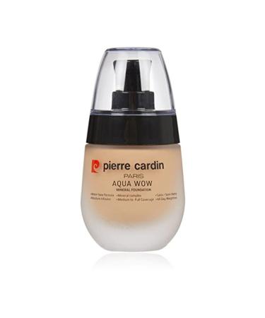 Pierre Cardin Aqua Wow Mineral Water Based Foundation Ivory Skin With Warm Yellow