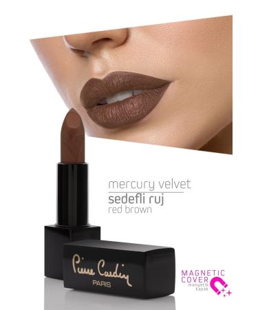 Pierre Cardin Mercury Velvet Lipsti - Red Brown 166 11181