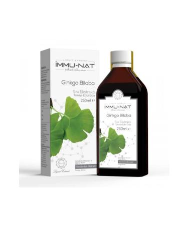 Immu-Nat Ginkgo Biloba Liquid Extract 250 ml