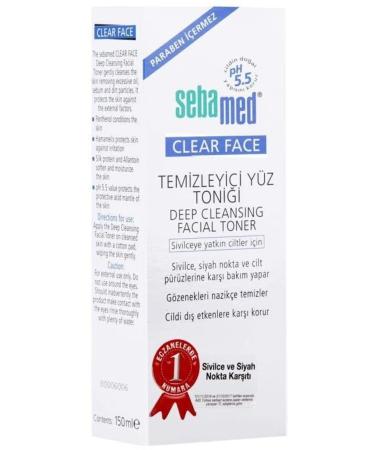 Sebamed Clear Face Anti-Acne Face Cleanser Tonic 150 ml - Buy Online on GoSupps.com