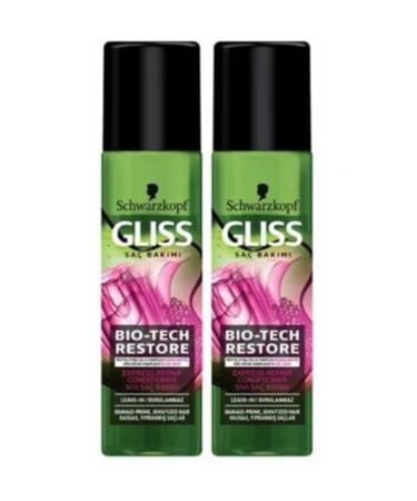 Gliss Bio - Tech Liquid Hair Conditioner 200 ml X 2 Pieces
