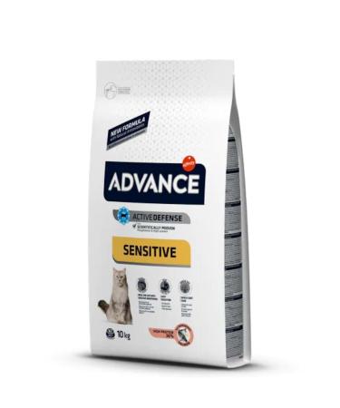 Advance Sensitive Adult Cat Food with Salmon 10 Kg