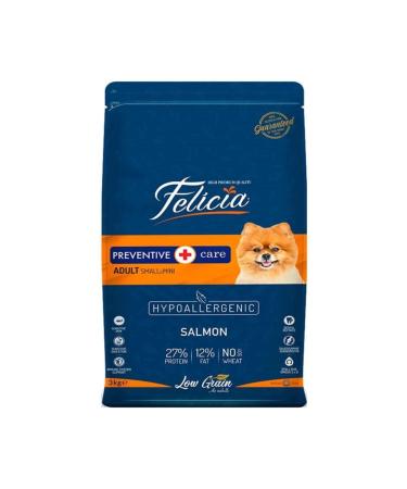 Felicia Salmon Dog Food Low Grain S/m 3 kg