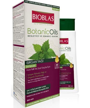 Bioblas Botanic Oils Shampoo for Fine and Weak Hair 360 Ml