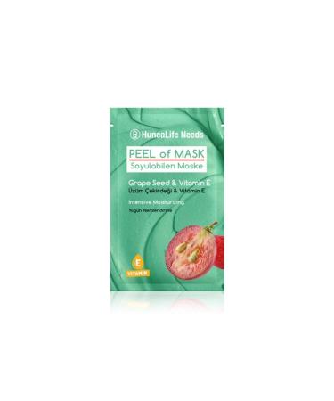 Huncalife Needs Grape Seed & Vitamin E Peelable Mask 10mlx 3 Pieces