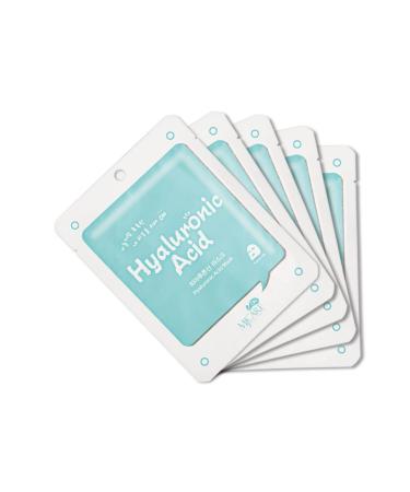 Mjcare On Hyaluronic Acid Mask Hyaluronic Acid Essence Face Mask 5-Piece