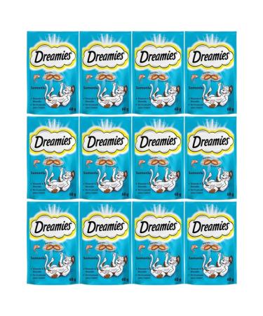 Dreamies Salmon Cat Reward Food 60 Gr 12 Pieces
