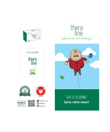 Theraline Gas & Bloating Mixed Medicinal Herbal Tea 20 x 2 Packs - Buy Online on GoSupps.com