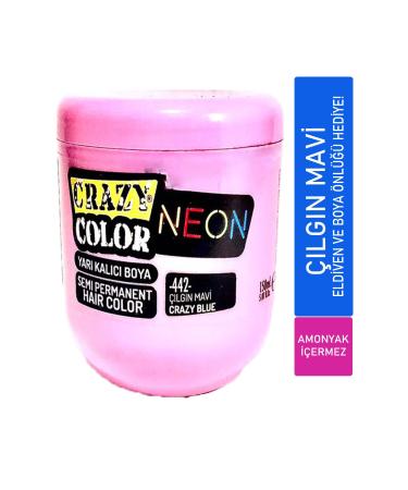 Crazy Color Hair Dye Neon Crazy Blue Neon1002