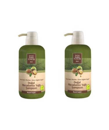 Ey p Sabri Tuncer Natural Macadamia Oil Shampoo 600ml X2