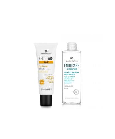 Heliocare 360 Oil-Free Spf+50 Gel Sunscreen 50 ml Facial Cleansing Gel 250 ml