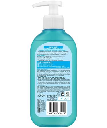 Garnier Brand: Pure & Clean Cleansing Gel 200ml Category: Make-up Remover - Buy Online on GoSupps.com