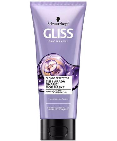 Gliss Brand: Blonde Perfector Anti-Orange Purple Mask 200 ml Category: Hair Mask